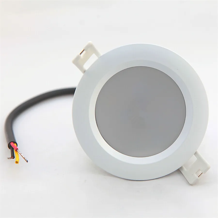 15 W светодиоидная лампа с регулируемой яркостью светодиодный светильник водителя AC220V IP65 Водонепроницаемый Ванная комната светодиодный потолочный светильник светодиодный прожектор 14 шт./лот