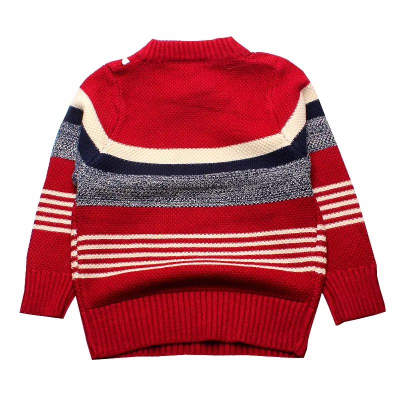 Casual Boys Sweater O Neck Toddler Tops Cotton Pullover Outfit 2016 Knit Tee Kids Clothes Winter Boys Crochet Children Clothing (3)