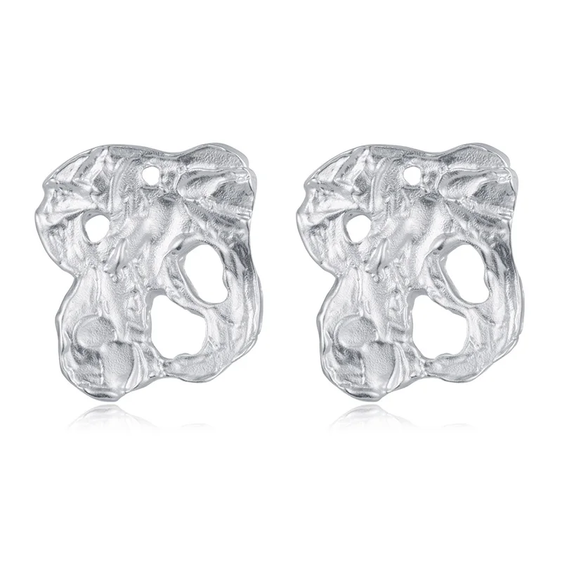 

Irregular Geometric Stud Earrings For Women Fashion Ear Jewelry Wholesale Accessories Moda Coreana Mujer N04