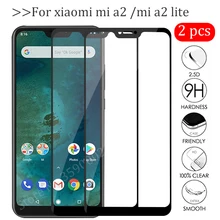 2pcs Protective Glass For Xiaomi Mi A2 Lite Screen