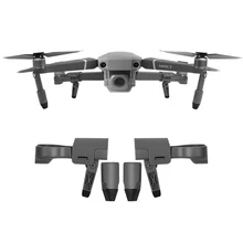 Sunnylife For DJI Mavic 2 Pro Drone Landing Gear Skid Foldable Landing Legs Heighten Feet For DJI Mavic 2 Pro Zoom Accessories 2pcs tall landing skid extended landing gear