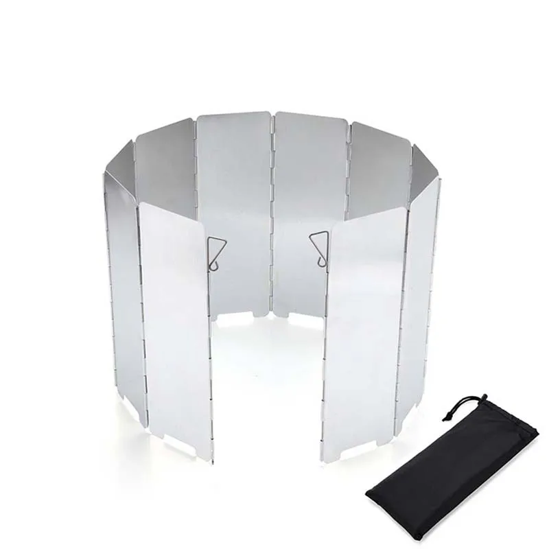 Stove Wind Shield Board Outdoor Camping Cooking BBQ Stove Windshield