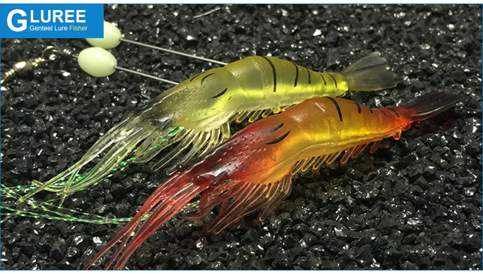 GLUREE-5pcsLot-5.5g-Soft-Fishing-Lures-Simulation-Shrimp-Soft-Lure-Luminous-Shrimp-Artificial-Baits-Fishing-Tackle-3-Color_09