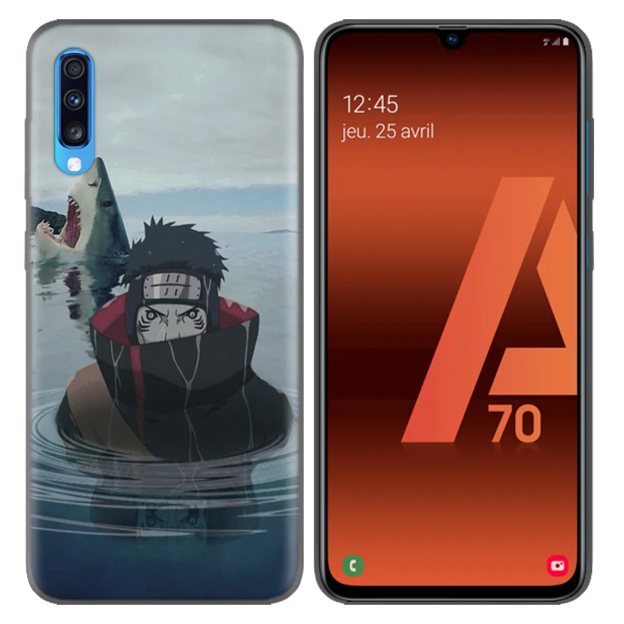 Anime Naruto Akatsuki Pattern Protective Case Capa for Samsung Galaxy A10 A20 A30 A40 A50 A60 A70 A80 A20e A6 A8 A7 A9 Plus