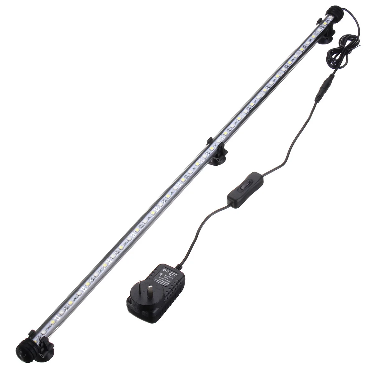 

Smuxi 72CM RGB LED Fish Tank Light Submersible Lighting Lamp AC110V-240V Blue White Blue+White Lighting
