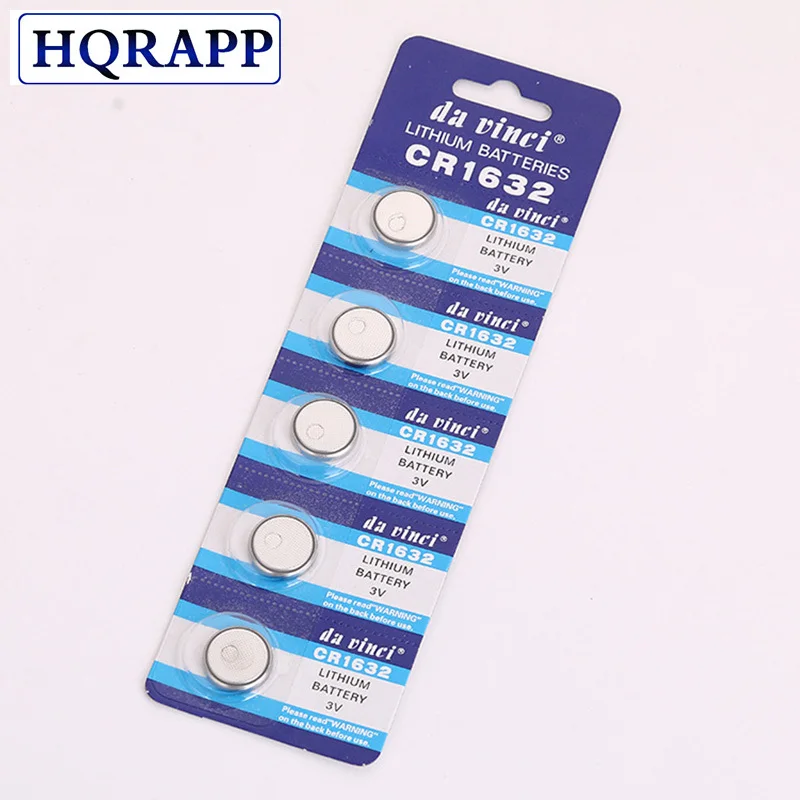 

5Pcs/Lot For Panasonic CR1632 Watch Car Remote Button Coin Cell Lithium 3V Battery Batteries1632