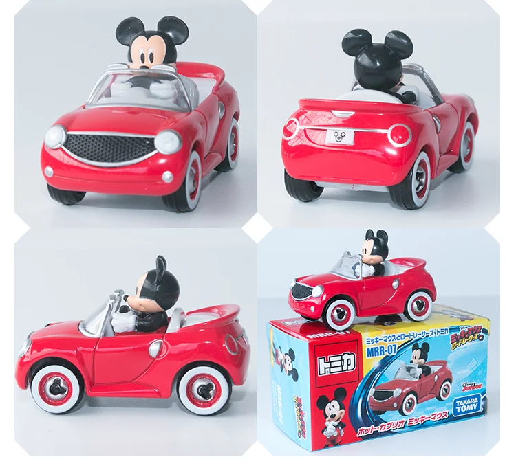 DISNEY томика автомобиль Микки и Минни литые игрушки металлическая модель грузовика подарок на день рождения для детей мальчик
