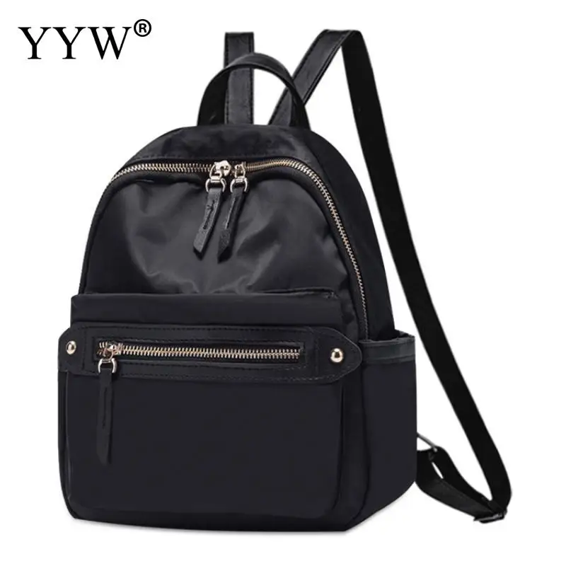 

new 2019 Backpack Women PU Leather Backpacks For Teenage Girls School Bags Fashion Solid Black Shoulder Bag mochila feminina