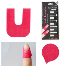 Гвозди края кожного барьера лак для ногтей Трафареты комплект маникюр Нейл-арт лак наконечник протекторы по уходу за ногтями Красота инструмент