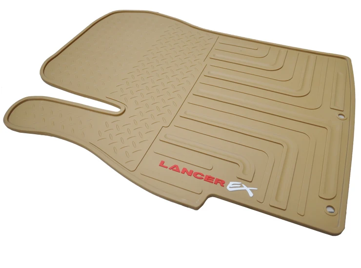 Пользовательские водонепроницаемые прочные нескользящие ковры резиновые автомобильные коврики для Mitsubishi Lancer EX