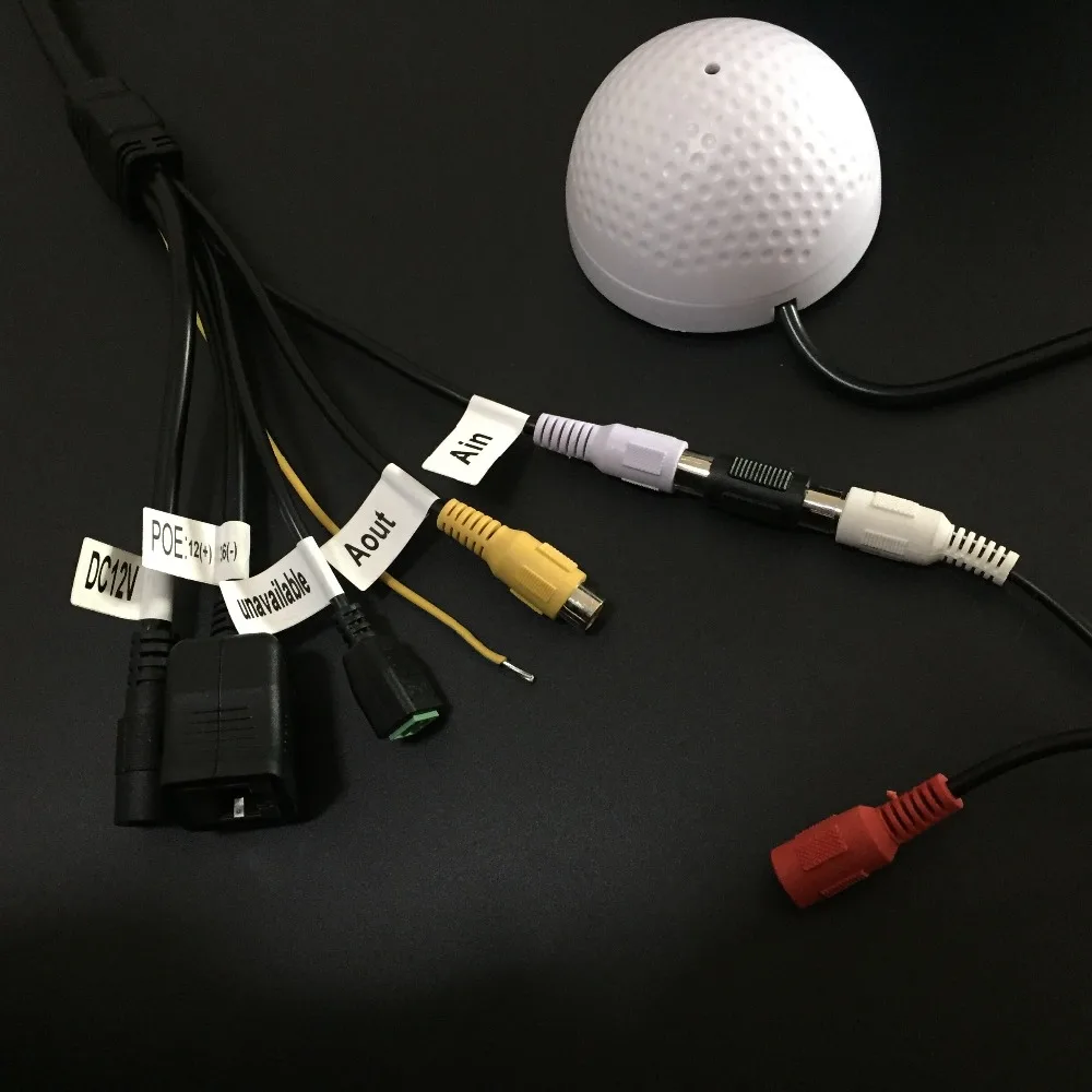 5MP POE 2.5 ''4X ZOOM HD 1080P 2MP PTZ IP Della Cupola di IR Audio MIC Microfono di Sicurezza Della