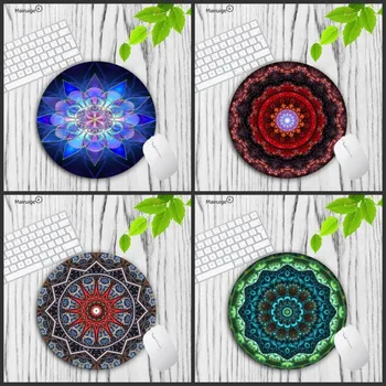 

Mairuige Mandala flowern New Small Size Round Mouse Pad Non-Skid Rubber Pad Special Offer Luxury mousepad For Cute mouse Pad