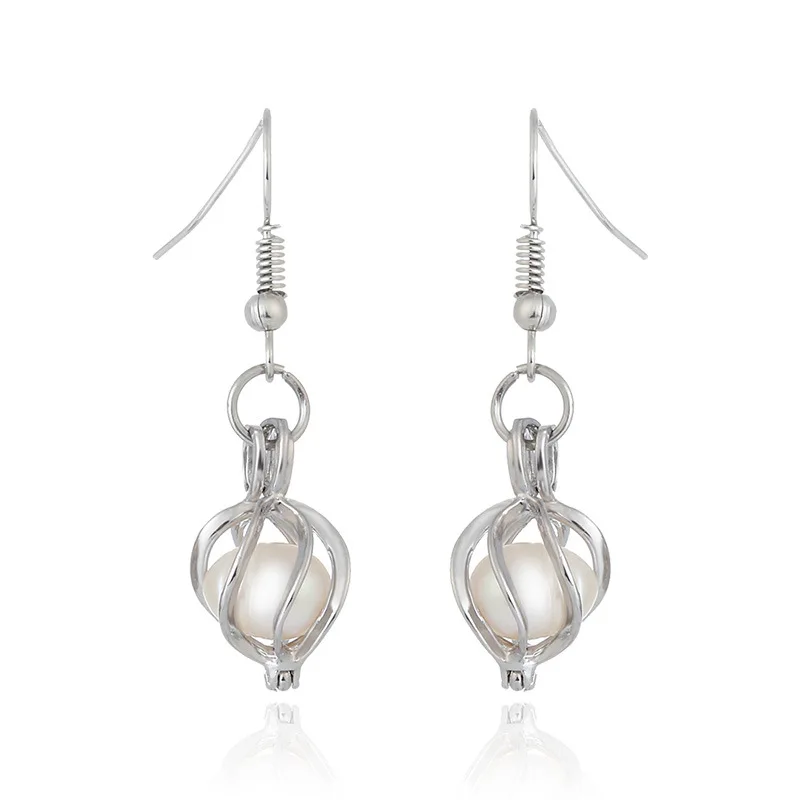Lantern Pearl Cage Earring Jewelry Findings Pendant Essential Oil Diffuser Locket For Oyster Women | Украшения и аксессуары