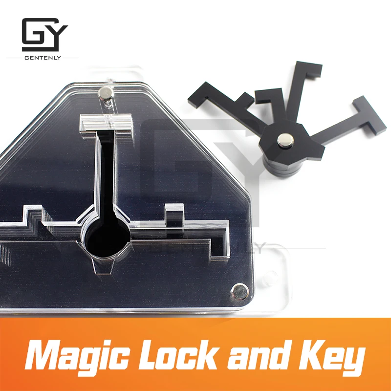 Magic Lock And Key Escape Room Props Put The Key Into Right Position To