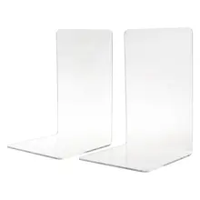 2 шт прозрачный акриловый держатель для книг l-образный Настольный органайзер для книг школьные канцелярские принадлежности офисные принадлежности