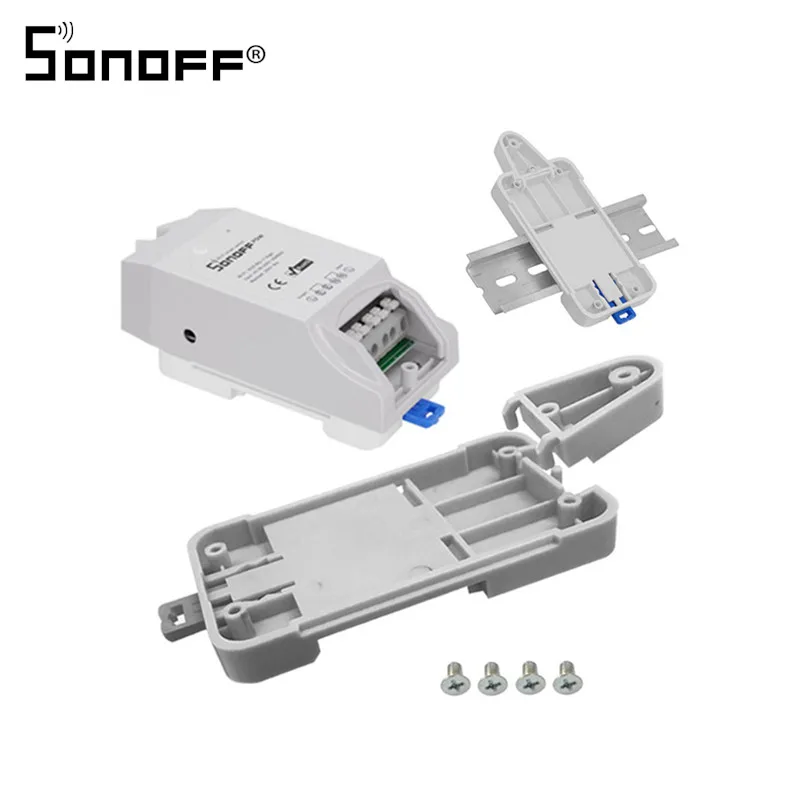 SONOFF DR DIN рейка лоток Регулируемый монтируемый рельсовый держатель для Wifi