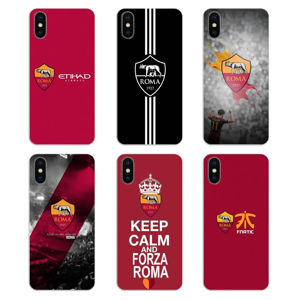 Для Huawei P20 Lite Nova 2i 3i 3 GR3 Y6 Pro Y7 Y8 Y9 Prime 2018 2019 как логотип Roma Футбол Прозрачные мягкие