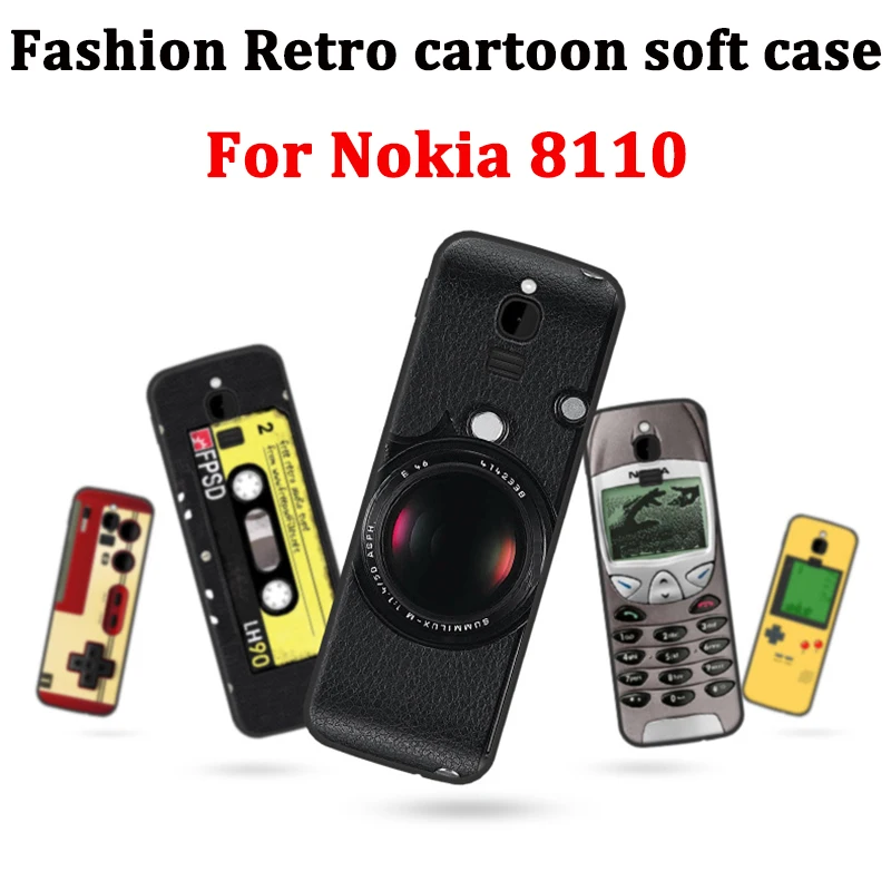 Для Nokia 8110 чехол мягкий s для Nokia8110 Ретро телефона TA-1059 оболочка TA1059 coque fundas |