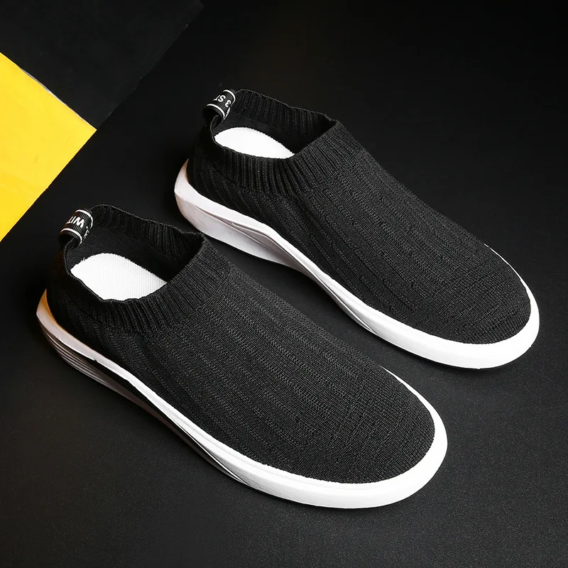 Hot Sale Classic Flying Shoe Male Motion Casual Mens Shoes Ventilation Set Foot Coconut Shoe Men Shoe Sneakers Tenis Trainers