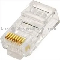 

Free Shipping+1000 RJ-45 RJ45 CAT5 Modular Plug Network Connector+wholesales