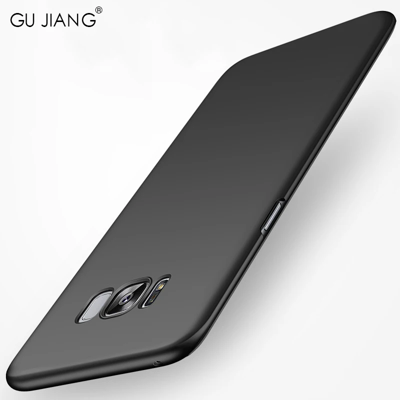 Бренд GUJIANG, Роскошный чехол с масляным рисунком, защитный чехол для samsung Galaxy S6, S7, S7 Edge, S8, S8 PLUS, Жесткий ПК, простой/скраб, чехол