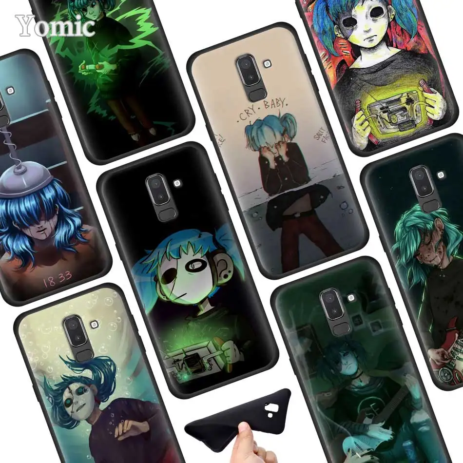 

Sally Face Game Silicone Phone Case for Samsung Galaxy J8 J6 J4 Plus 2018 A50 A70 A80 S10 Plus S10e Case Cover