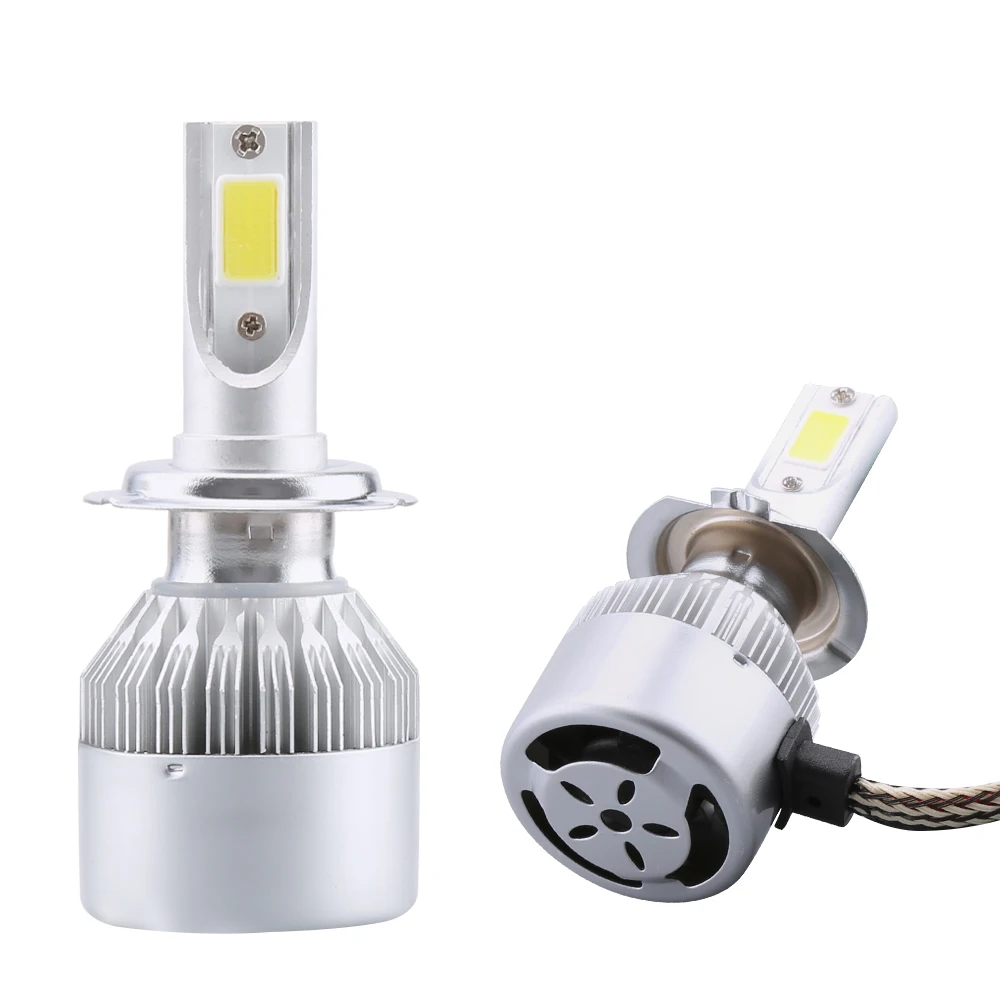 

H4 H7 LED Car Headlight C6 H1 H3 Headlamp Light H8/H11 HB3/9005 HB4/9006 Auto Head Lamp Lights 80W 8000LM All In One Car Led 12V