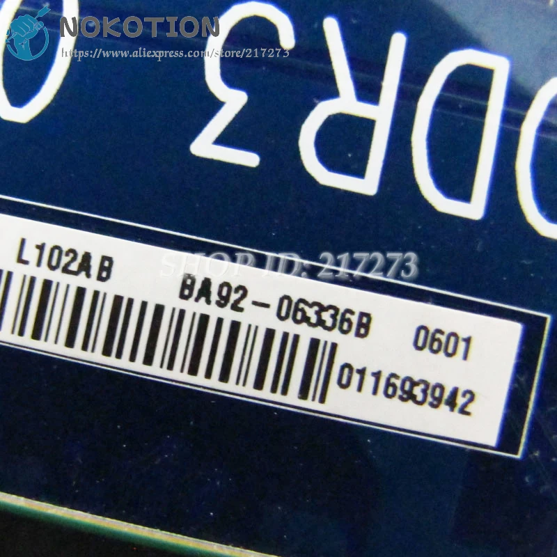 NOKOTION для samsung NP-R530 R530 Материнская плата ноутбука DDR3 GL40 процессор BA92-06336A BA92-06336B