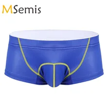 Мужская одежда для плавания для геев, костюм для плавания, нижнее белье для плавания, нижнее белье для плавания с низкой посадкой, эластичный пояс, выпуклый чехол, купальник, шорты для плавания