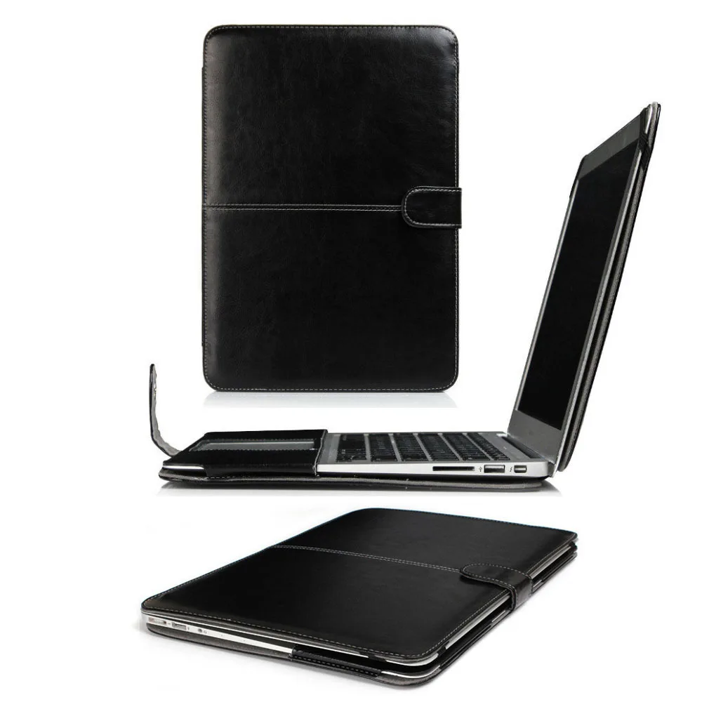 Флип чехол из искусственной кожи и с клавиатурой для Macbook Air Pro Retina 11 12 13 15 сумка