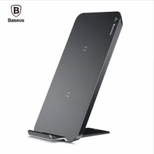 Беспроводное зарядное устройство Baseus Qi для iPhone X samsung Note 8 S8 Plus S7 S6 Edge, быстрая Беспроводная зарядная док-станция