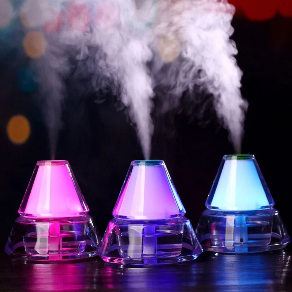 

Large fogger Ultrasonic Humidifier Air Humidifiers Mist Diffuser For Office Home Car Desktop Purifier Colorful Night led light