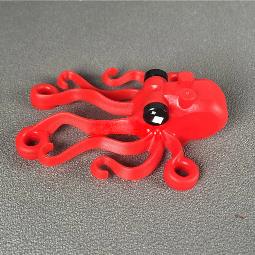 5Pcsset legoingly MOC Octopus Animal Building Blocks Bricks Sets Lot Accessories Model kits DIY Educational Toys for Children (2)