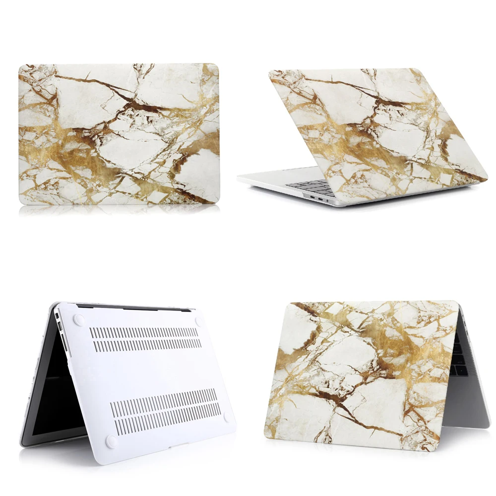 Мраморный чехол для ноутбука MacBook Air 13 A1466 Pro Retina 11 12 16 15 корпус сенсорной панели mac