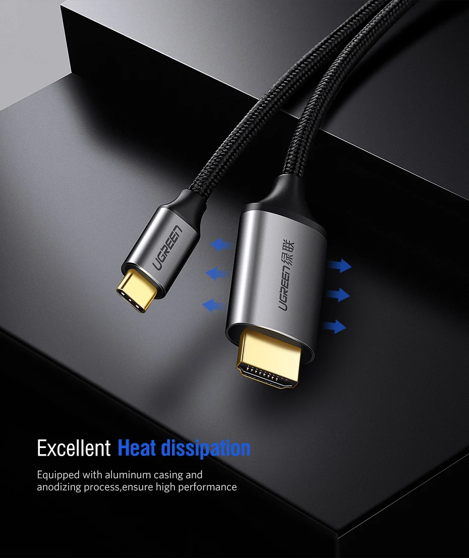 UGREEN 2M USB Type-C to HDMI 4K Nylon Cable Thunderbolt Supported 23 (17)