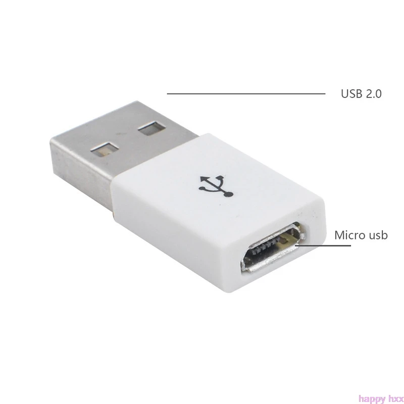 

Micro USB Female To USB 2.0 Male Converter Adapter For Android Cell Phone Tablet