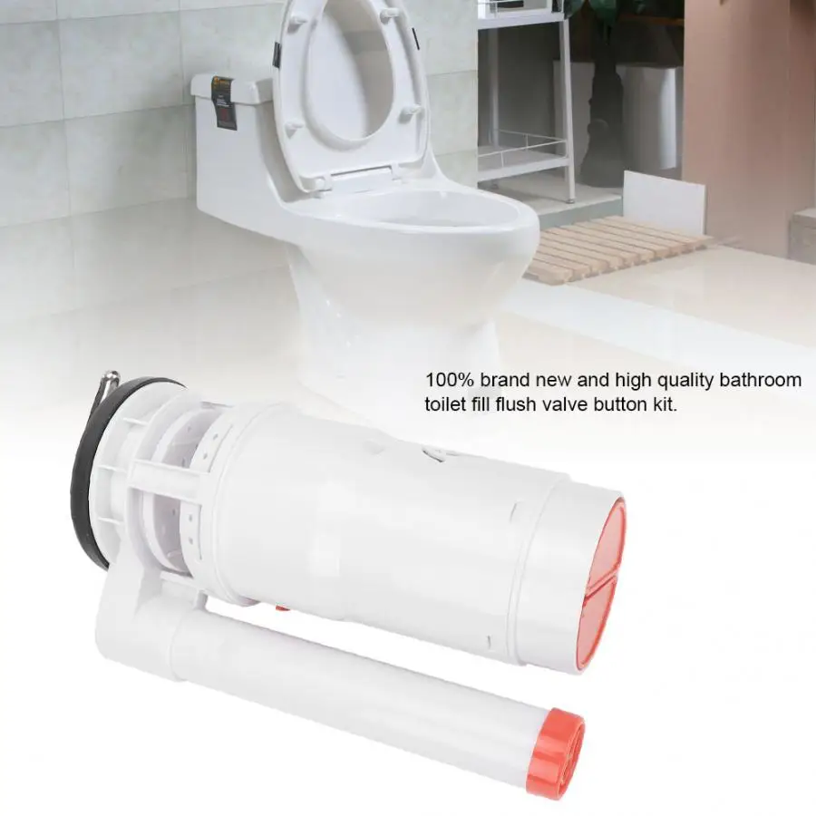 Toilet Filling Flush Valve Bathroom Accessories for One Piece Toilet WC Button Replacement Kit