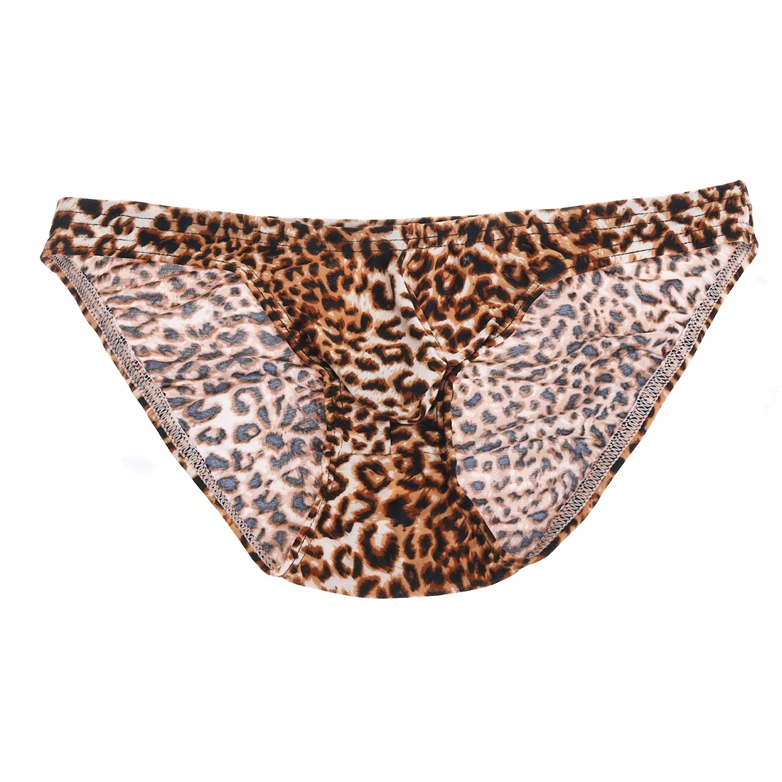 Leopard Print Gay Men's Swim Briefs Queerks™