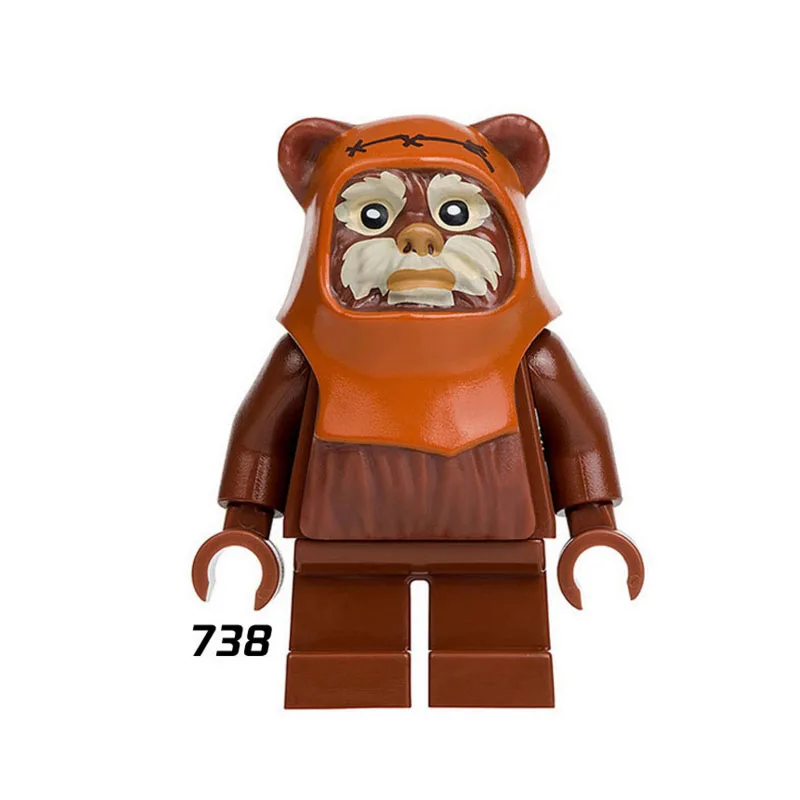

Single Sale Super Heroes Star Wars 738 Ewok Village Wicket Building Blocks Figure Bricks Toy kids gift Compatible Legoed Ninjaed