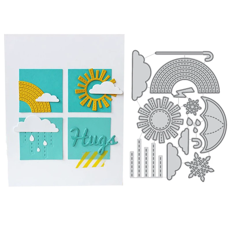 

Weather Label Frame Metal Cutting Dies DIY Decorative Embossing Scrapbooking Craft Create Greeting Card Stencil die cut 2019 New