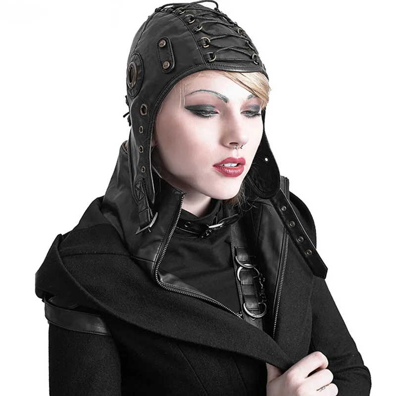 Стимпанк шляпа Gear Duke винтажная Летающая Кепка из искусственной кожи очки в стиле