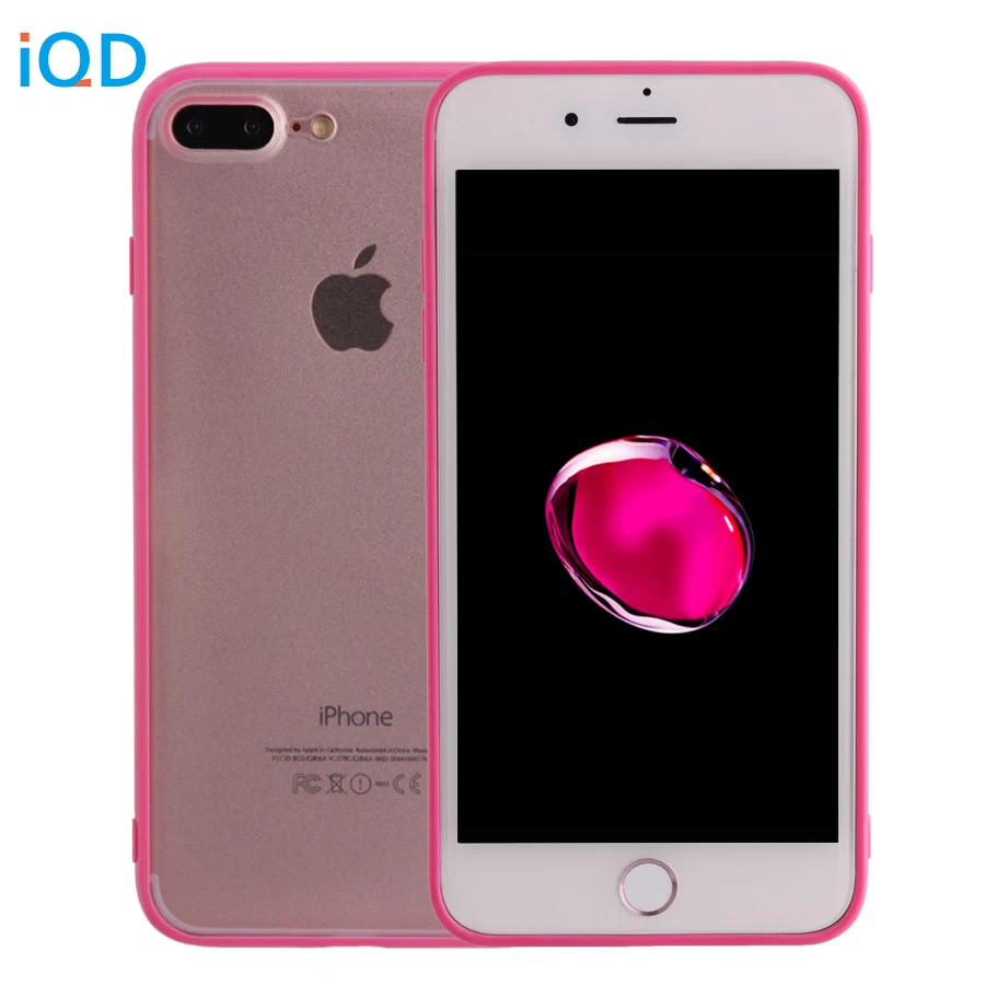 IQD Bumper Case For Apple iPhone 8 7 plus Cover Scrubs Back Scratch
