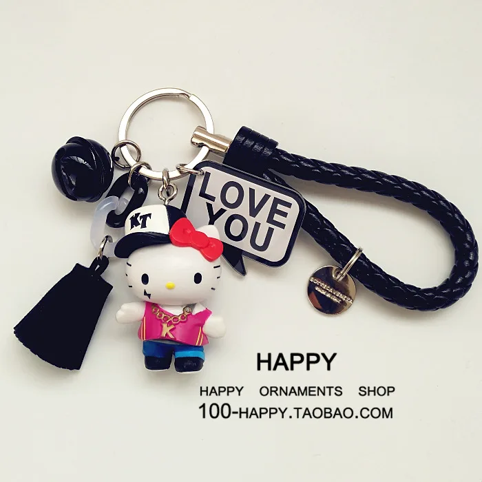 Брелок Корея оригинальность рисунок Hello Kitty Cat цепи женщина Фонд сумка