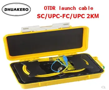 

Free Shipping AB194H 2KM OTDR Dead Zone Eliminator Fiber Rings Fiber Optic OTDR Launch Cable Box SM 1310/1550nm