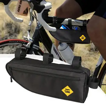 

B SOUL Bicycle Triangle Bag Bike Frame Front Tube Bag Waterproof Pouch Outdoor riding Convenient bicycle bag Triangle Bag