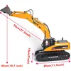 1:14 HUINA 580 Big RC Excavator Full Alloy Truck 23CH 2.4G Remote Control Car Digger CaterpillarEngineering vehicle Toy for Boys 6