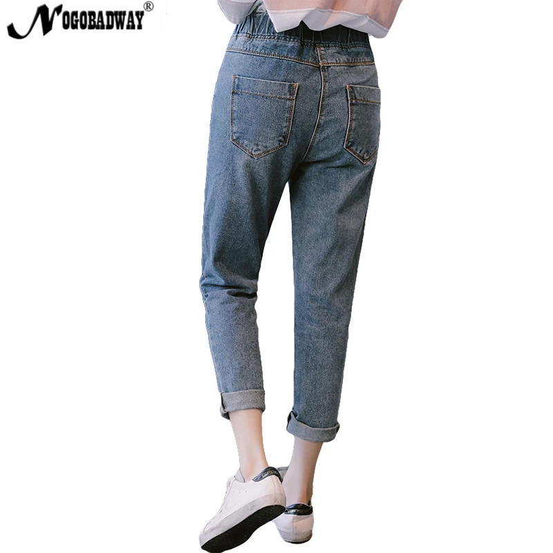 Fashion casual boyfriend jeans femme,summer ripped jeans