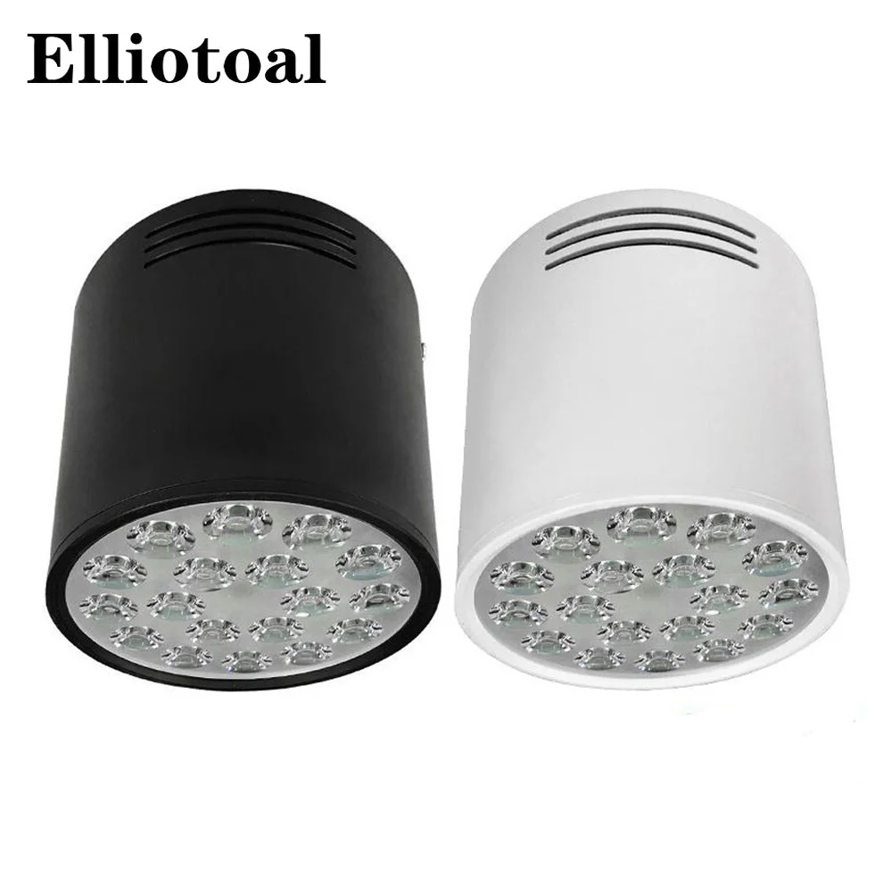 

LED Surface Mounted Downlight 3W/7W/9W/12W/15W/18W White/Black Housing AC85-265V Ceiling Spot Lamp Home Indoor Light