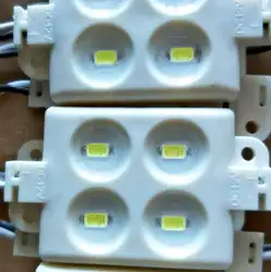 Светодиодный модуль 5730 4 светодиода литья светодиодный модуль, dc12v, 2 Вт, водонепроницаемый IP65 для рекламы щита волдыря слова