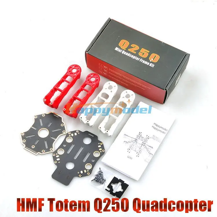 

250 HMF Totem Q250 Mini FPV Quadcopter Frame Combo Kit w/ PCB Center Board + Motors + Simonk ESCs + Propellers + CC3D Controller